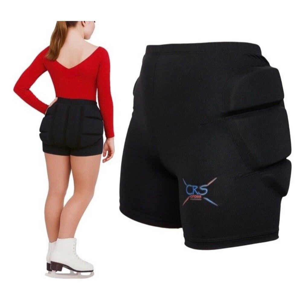 CRS Cross Padded Figure Skating Shorts Crash Butt Pads Tailbone & Butt (Women S)